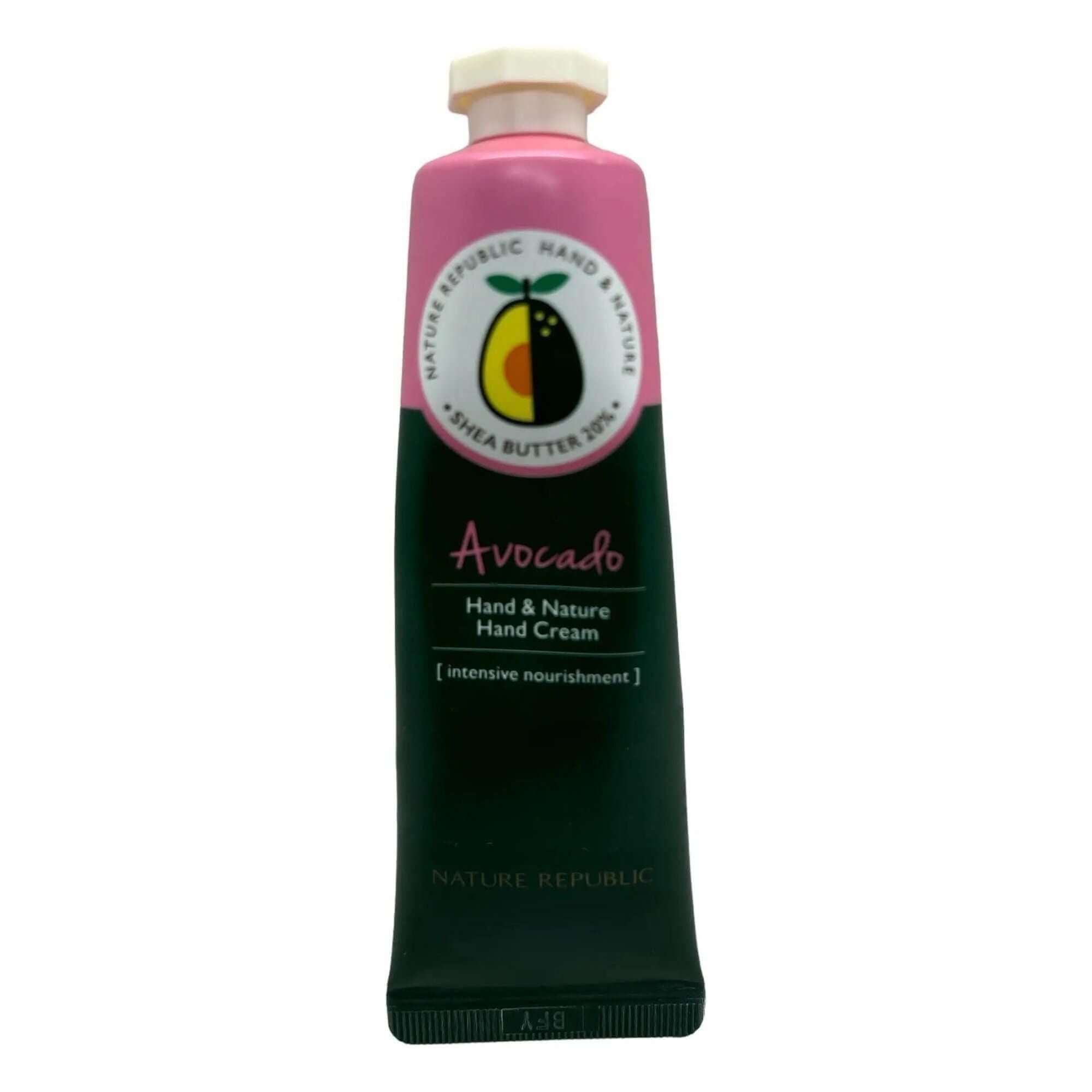 NATURE REPUBLIC Avocado Hand and Nature Hand Cream 30ml - Wild Life Millions